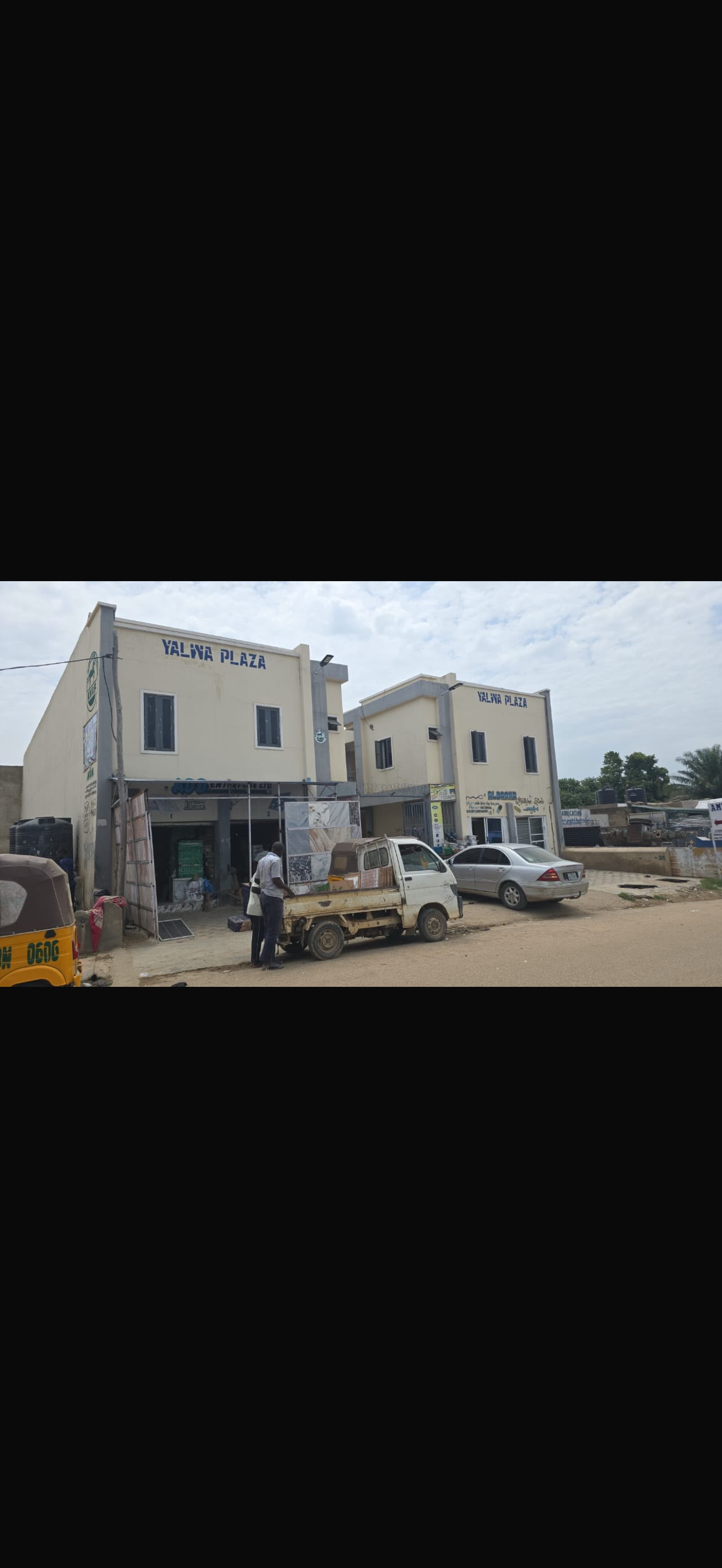Exterior of Yalwa Plaza in Kano State, the location of sky laughing ventures enterprise